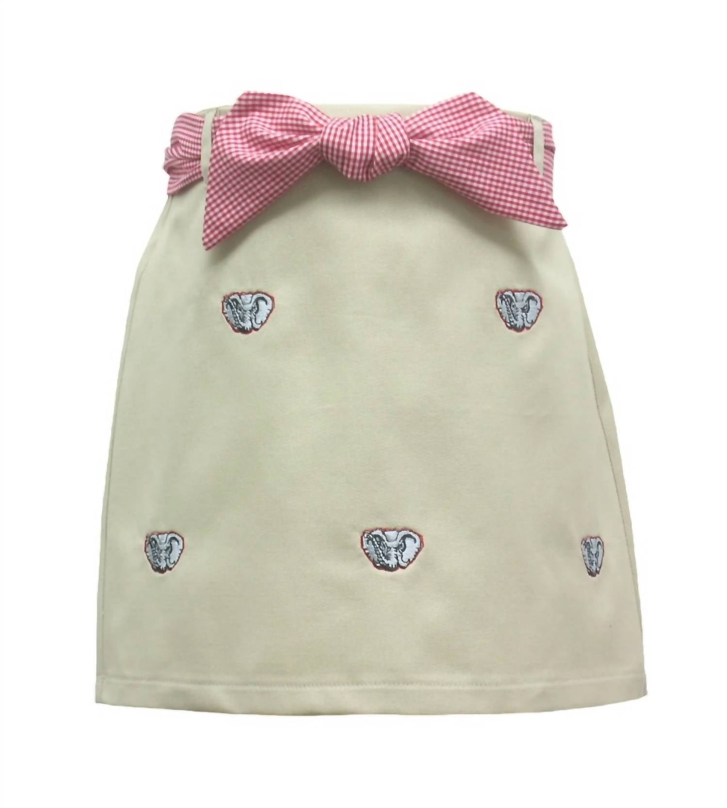 Юбка-шорты University Of Alabama для девушек в кремовом цвете Vive La Fete
Юбка-шорты University Of Alabama для девушек в кремовом цвете Vive La Fete