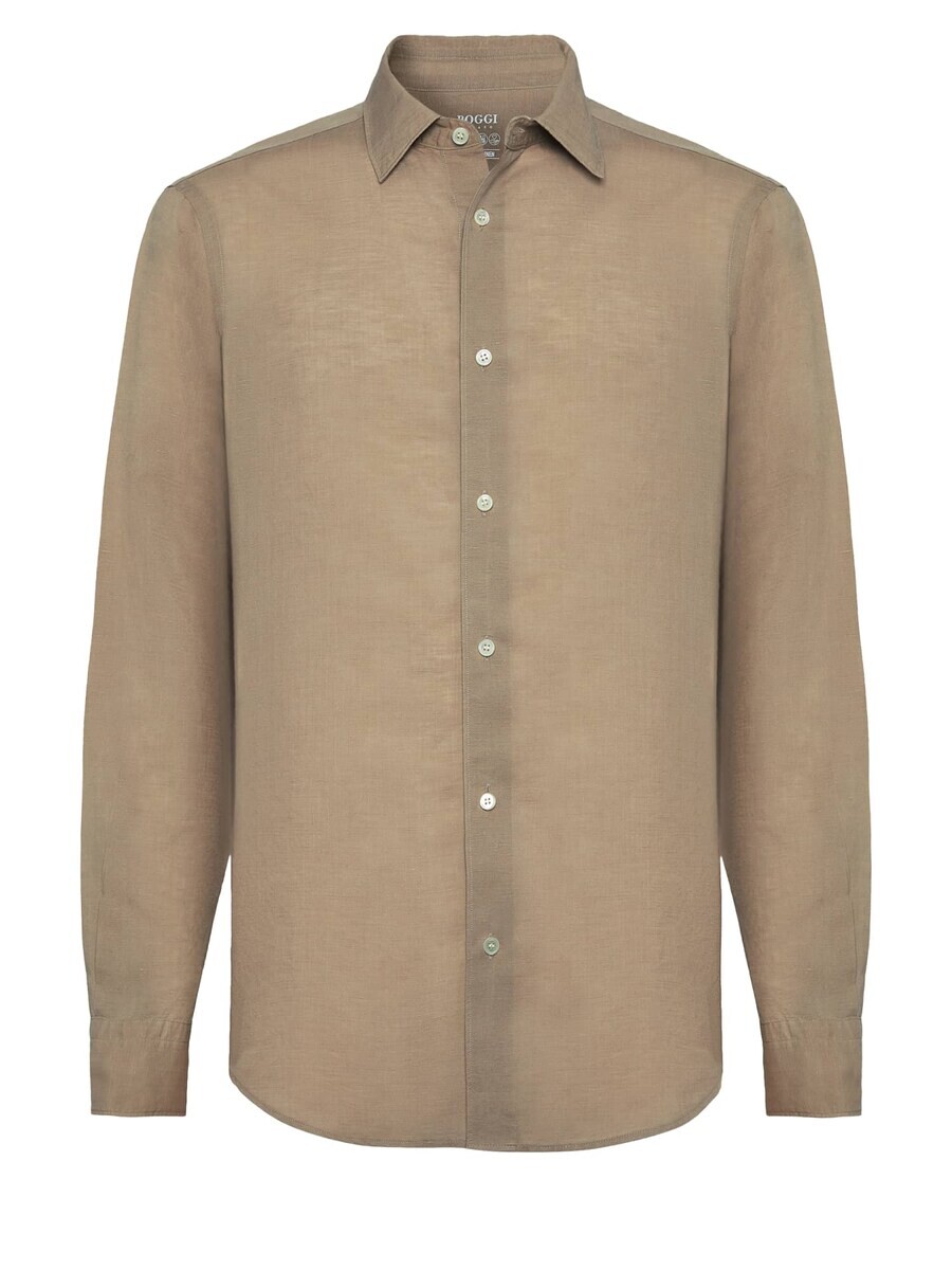 Рубашка на пуговицах стандартного кроя Boggi Milano, коричневый
Рубашка на пуговицах стандартного кроя Boggi Milano, коричневый