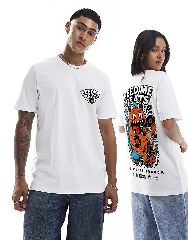 Футболка Feed Me Beats PRNT белого цвета
Футболка Feed Me Beats PRNT белого цвета