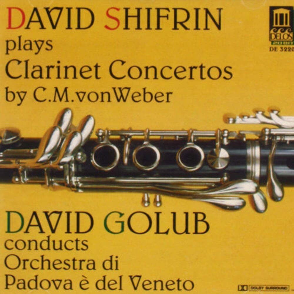 Диск CD Clarinet Concertos - David Shifrin
Диск CD Clarinet Concertos - David Shifrin