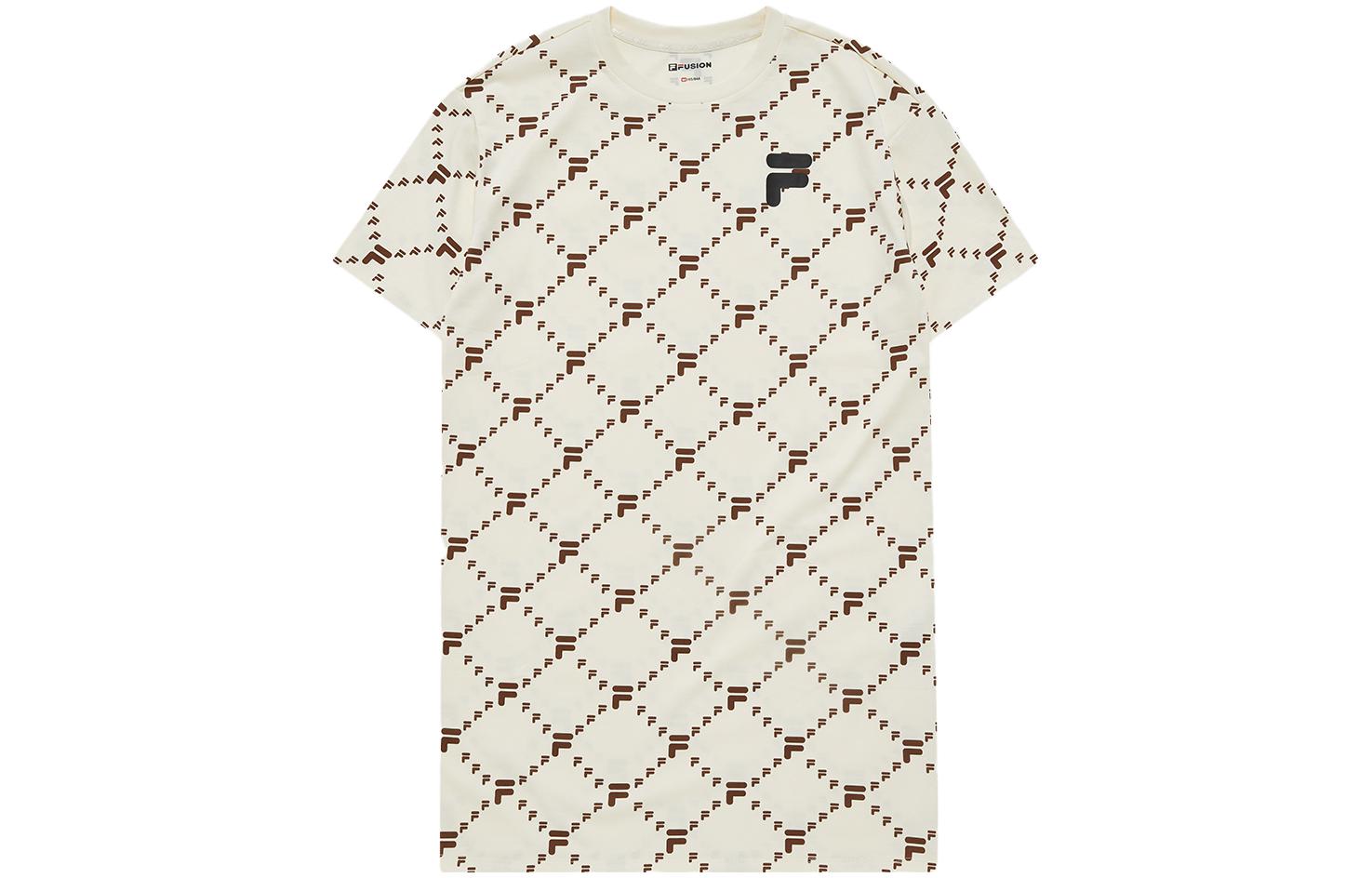 Женское платье с короткими рукавами под старину белое FILA
Женское платье с короткими рукавами под старину белое FILA