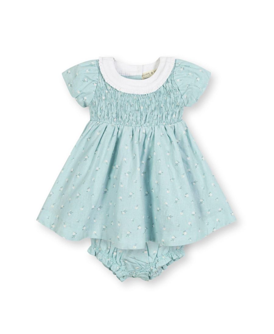 Детское льняное платье с короткими рукавами и воротником-рюшами Hope & Henry, Tea room floral
Детское льняное платье с короткими рукавами и воротником-рюшами Hope & Henry, Tea room floral