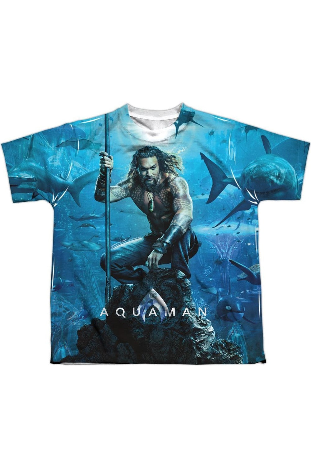 Футболка с коротким рукавом для подростков с постером фильма "Аквамен" Gildan, белый
Футболка с коротким рукавом для подростков с постером фильма "Аквамен" Gildan, белый