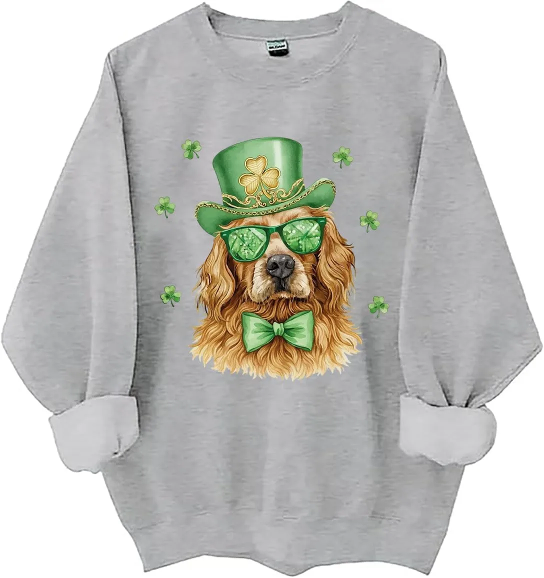 Свитшут St Patrick Day с принтом золотистого ретривера Czbic
Свитшут St Patrick Day с принтом золотистого ретривера Czbic