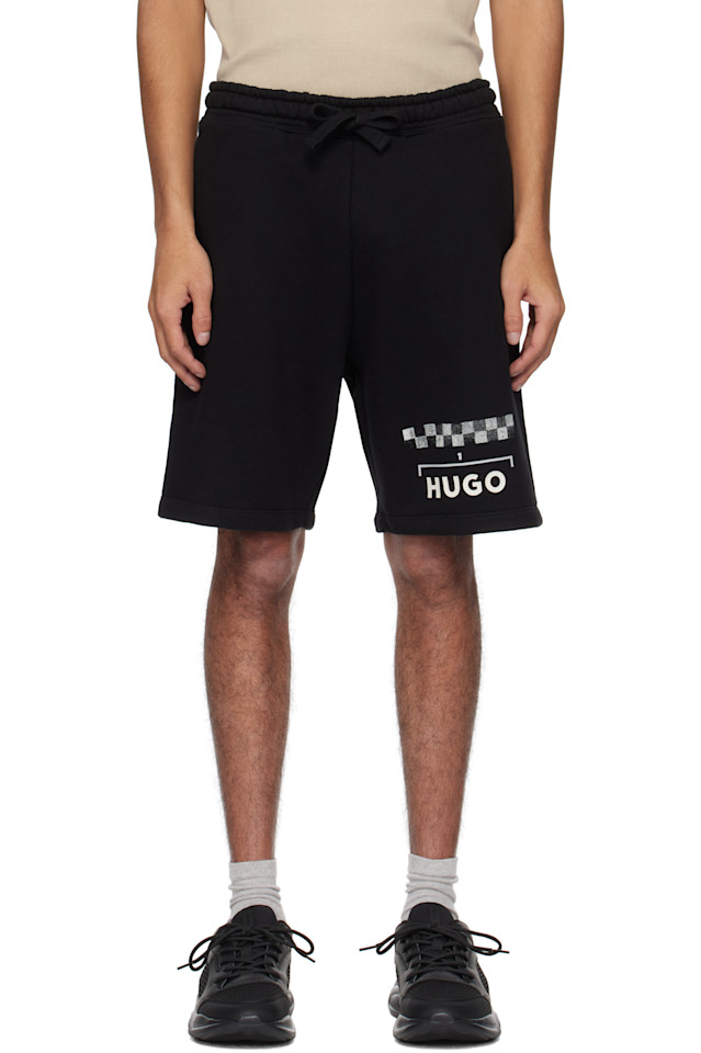 Шорты с гоночным принтом Hugo, черный
Шорты с гоночным принтом Hugo, черный