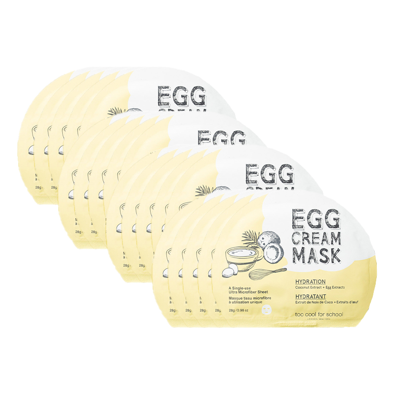 Маска для лица питательная Toocoolforschool Smoothing Egg для подтяжки, увлажнения и очищения, сужает поры Too Cool For School, 20 Pcs
Маска для лица питательная Toocoolforschool Smoothing Egg для подтяжки, увлажнения и очищения, сужает поры Too Cool For School, 20 Pcs