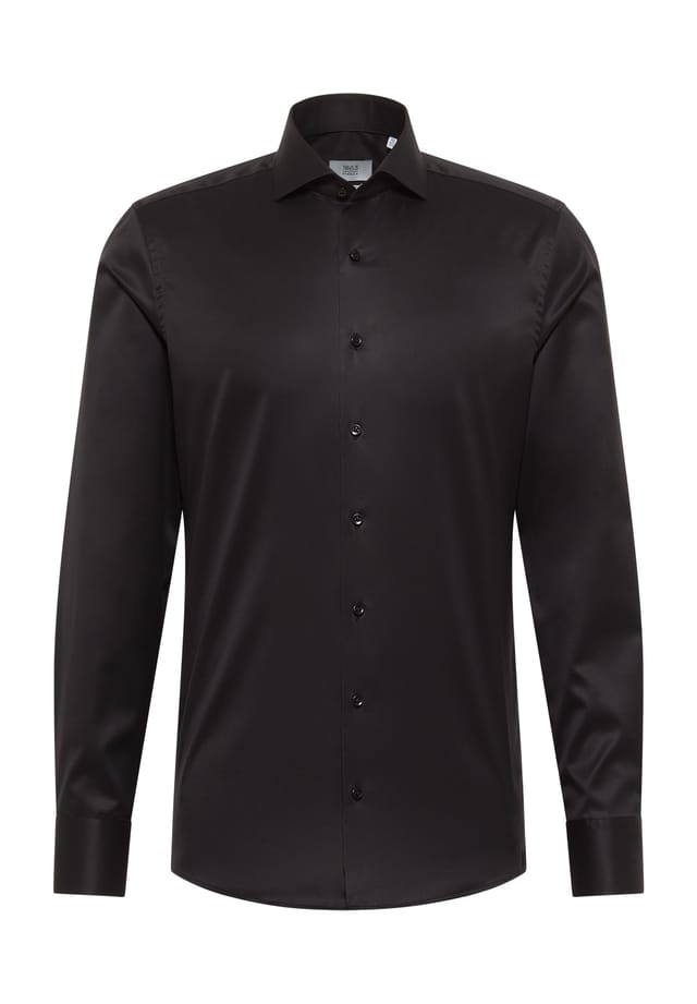 Роскошная рубашка облегающего кроя Eterna, черный
Роскошная рубашка облегающего кроя Eterna, черный