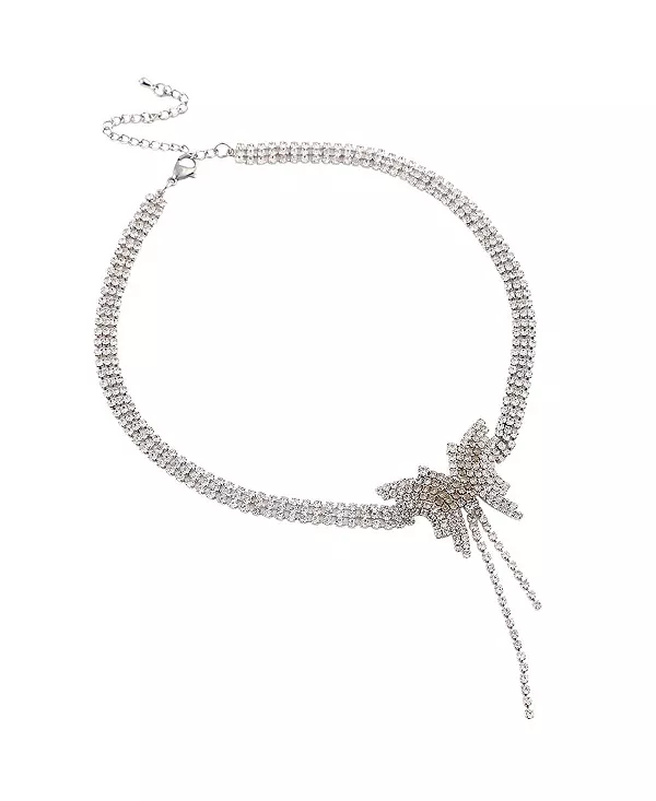 Женское ожерелье-воротник «Бижу-папильон» Sohi, silver
Женское ожерелье-воротник «Бижу-папильон» Sohi, silver