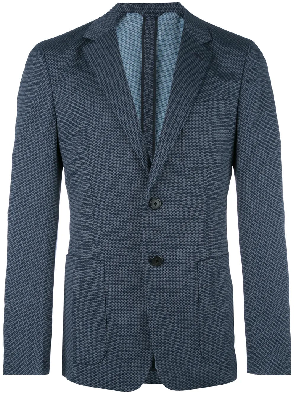 Пиджак с застежкой на две пуговицы Prada, синий
Пиджак с застежкой на две пуговицы Prada, синий