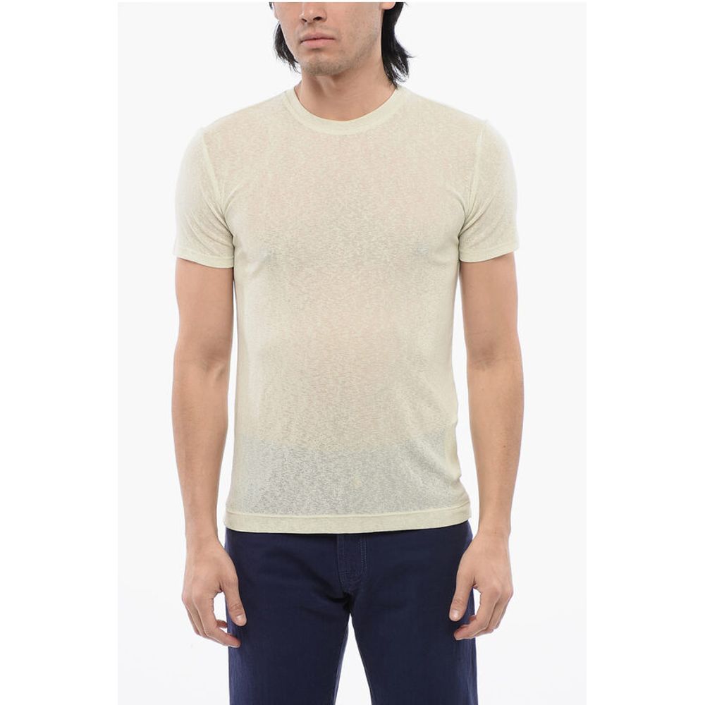 Прозрачная футболка JENNO с круглым вырезом Nanushka, Yellow
Прозрачная футболка JENNO с круглым вырезом Nanushka, Yellow