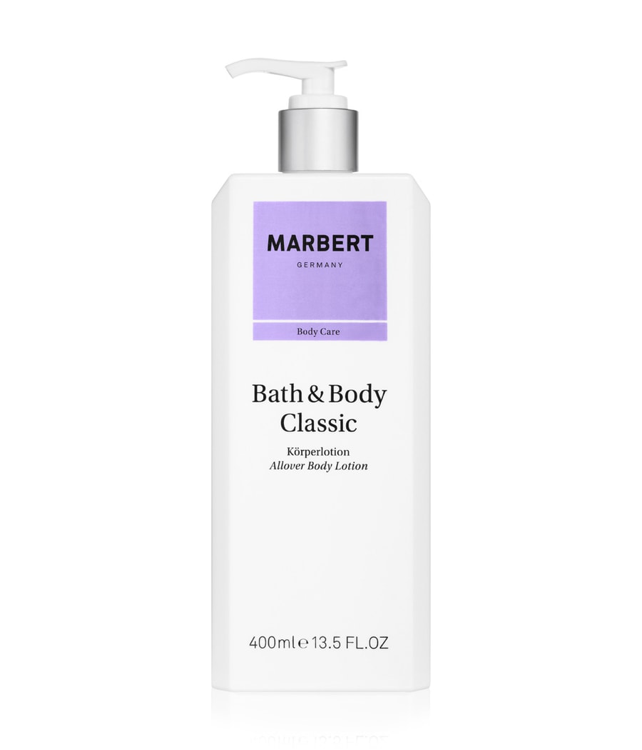 Лосьон для тела Marbert Bath & Body Classic, 400 ml
Лосьон для тела Marbert Bath & Body Classic, 400 ml