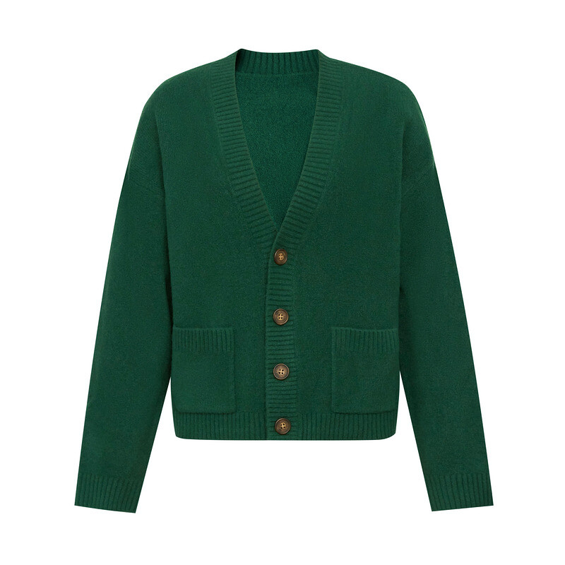 Кардиган вязаный Deep Breath с длинными рукавами и карманами, красный
Кардиган вязаный Deep Breath с длинными рукавами и карманами, красный