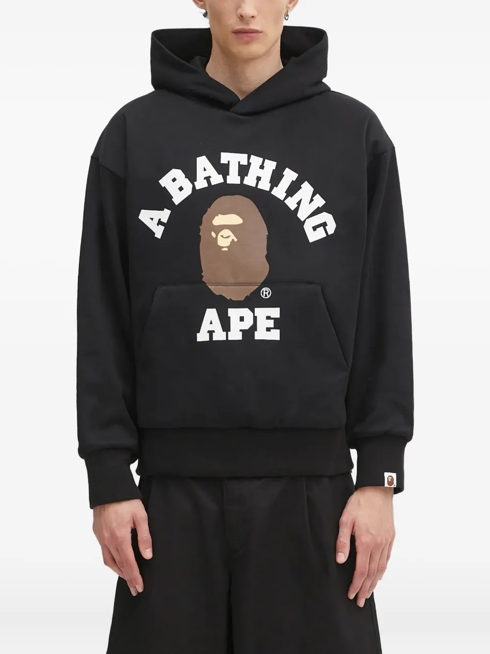 Худи с логотипом A Bathing Ape, черный
Худи с логотипом A Bathing Ape, черный
