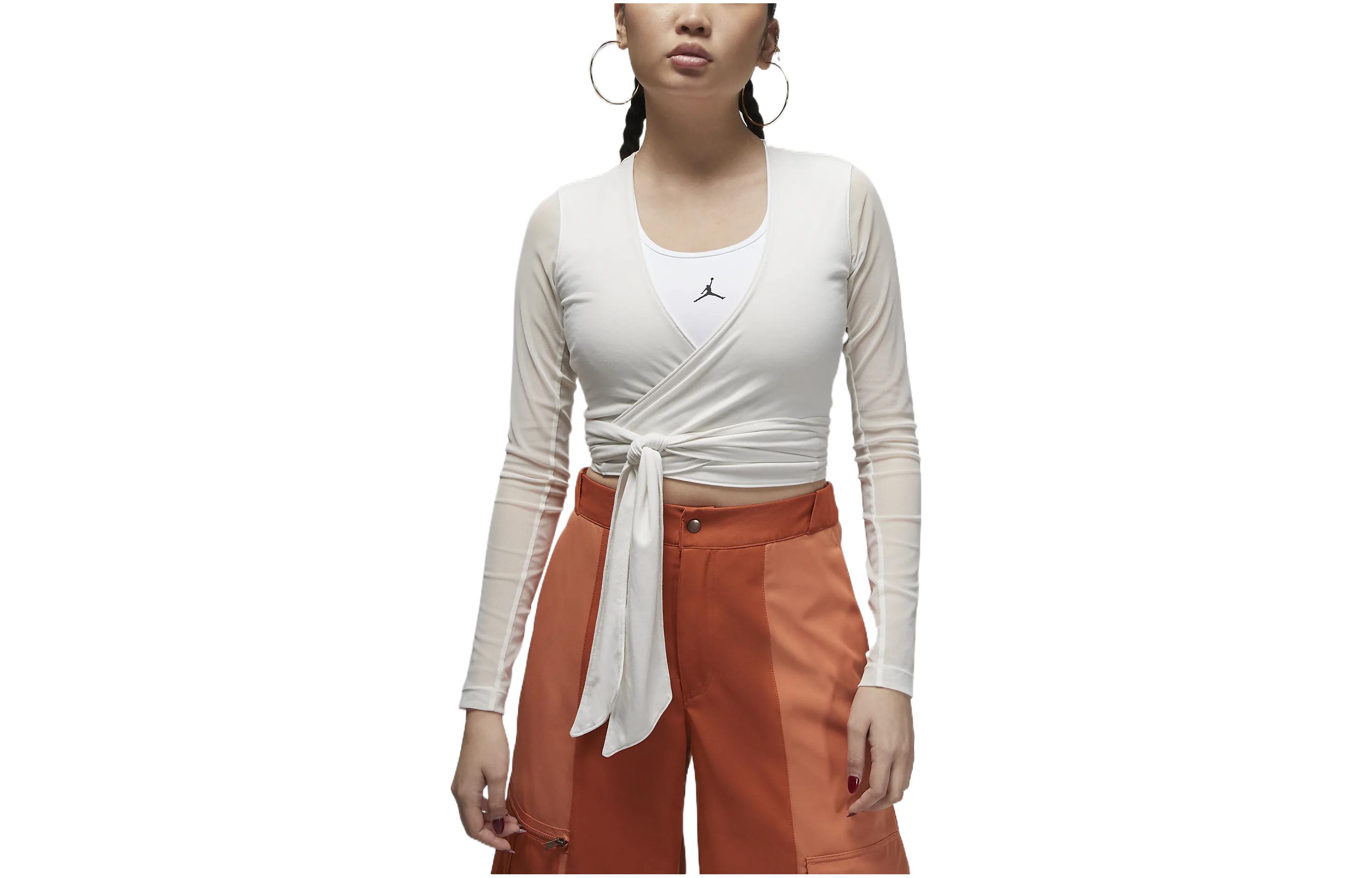 Женский топ-кроп Phantom серый белый Jordan 
Женский топ-кроп Phantom серый белый Jordan