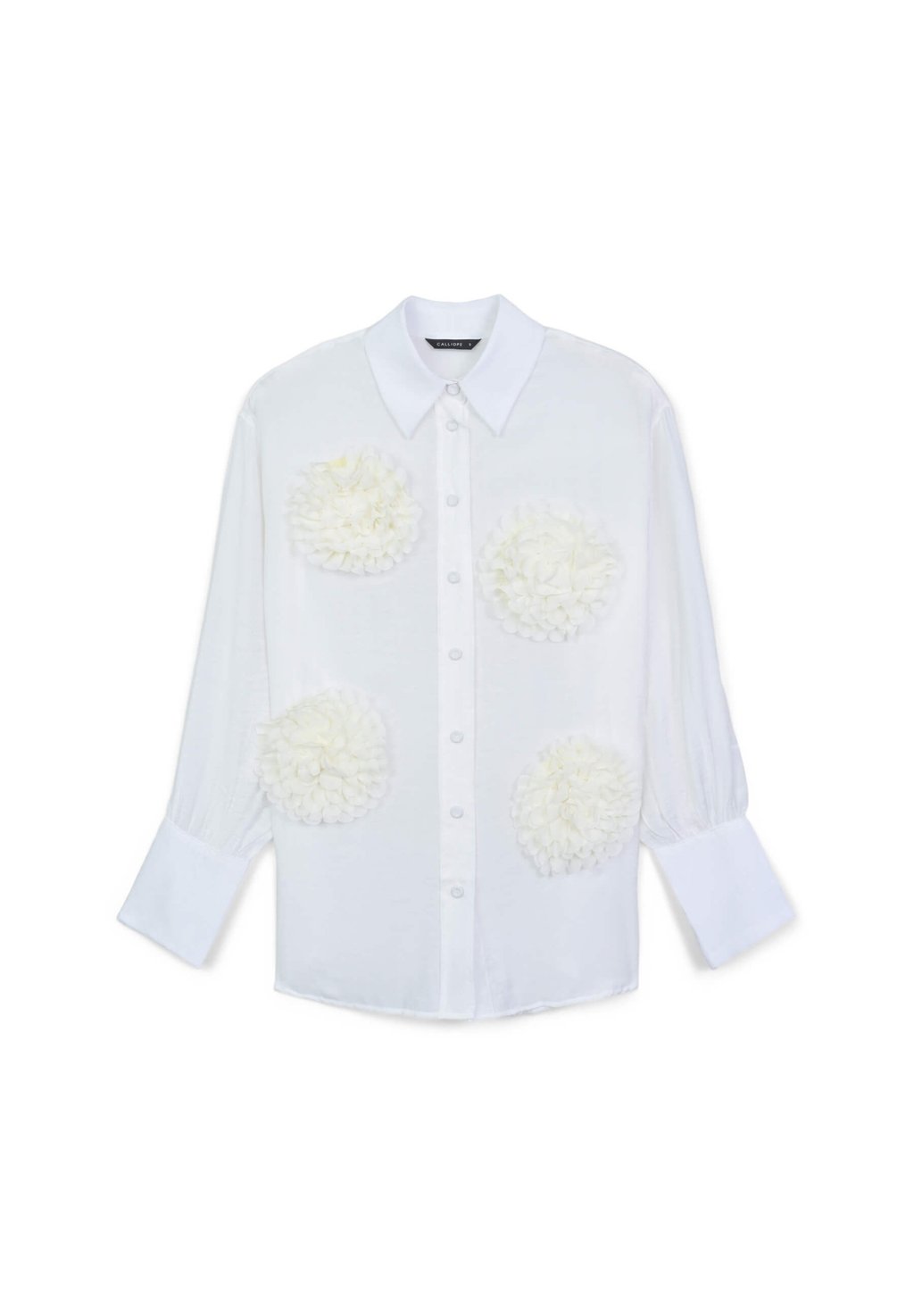Блузка на пуговицах Calliope, цвет Bianco Lana
Блузка на пуговицах Calliope, цвет Bianco Lana