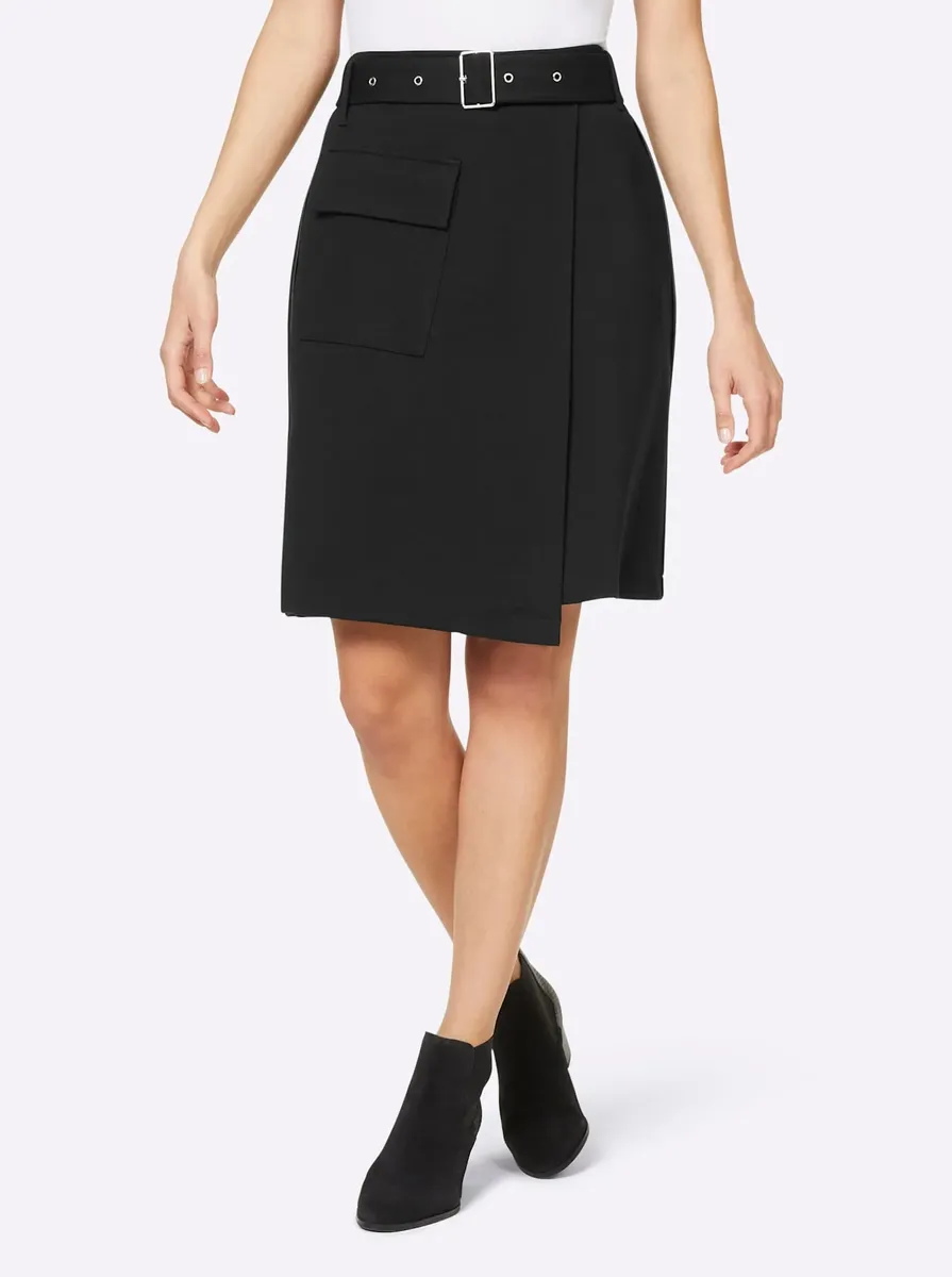 Heine юбка А-силуэта, черный 
Heine юбка А-силуэта, черный