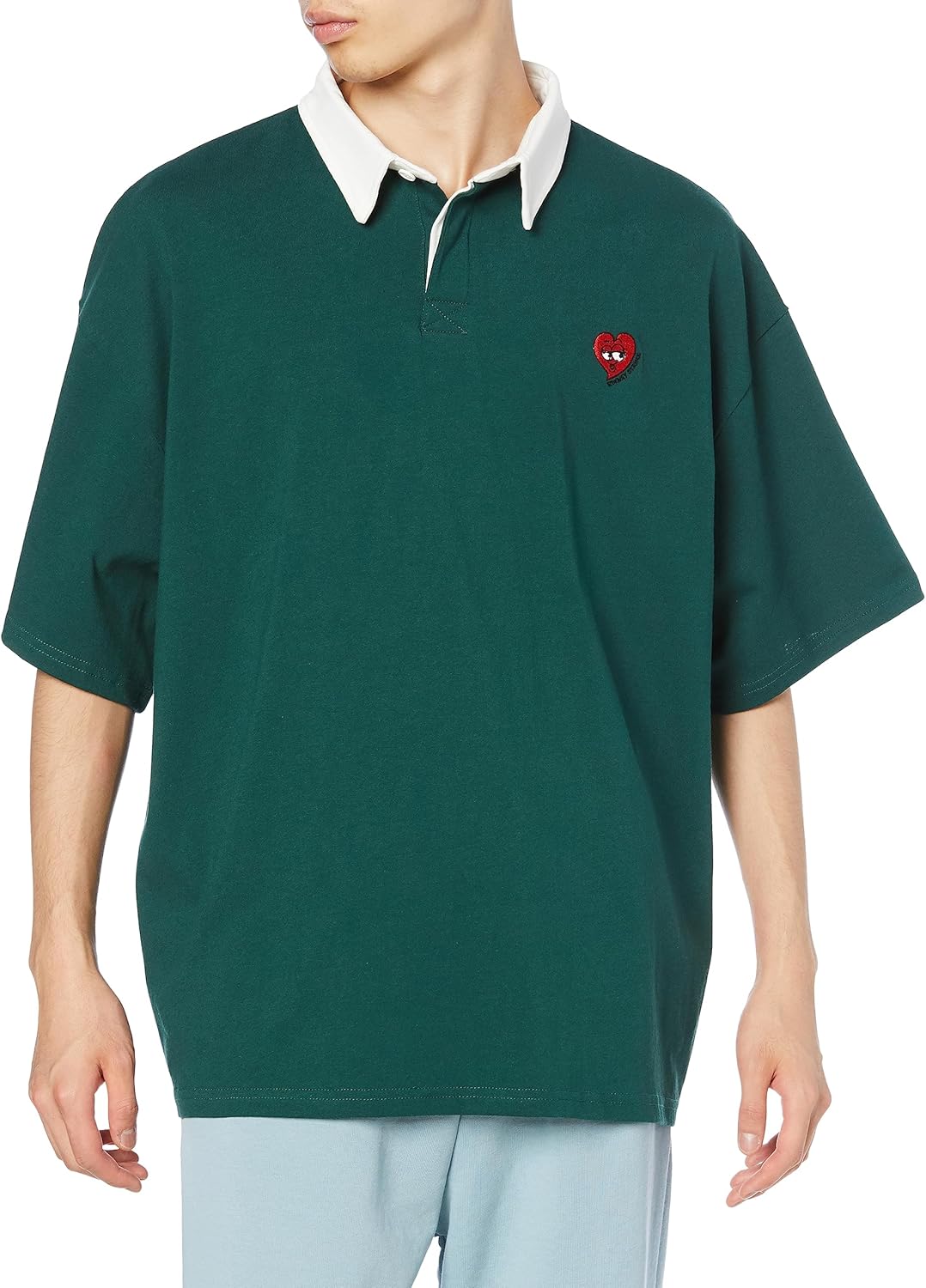 Мужская рубашка-поло Inprobes SIDEWAYSTANCE с вышивкой в виде сердца, короткий рукав, размер L Improves, темно-зеленый
Мужская рубашка-поло Inprobes SIDEWAYSTANCE с вышивкой в виде сердца, короткий рукав, размер L Improves, темно-зеленый