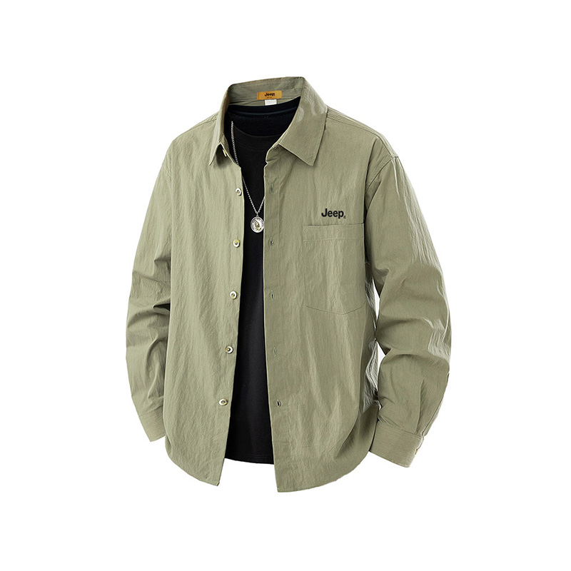 Рубашка Unisex Lapel Moderate Others Jeep, army зеленый
Рубашка Unisex Lapel Moderate Others Jeep, army зеленый