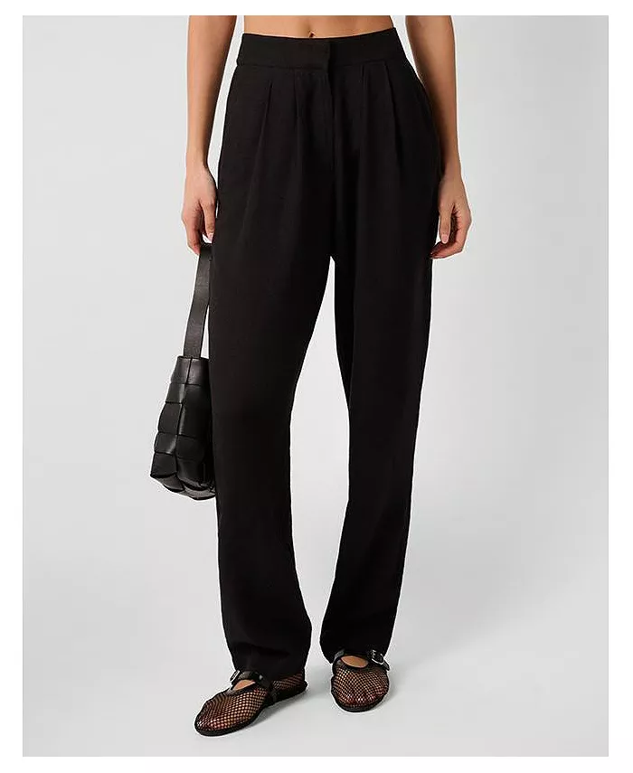 Женские льняные брюки WeWoreWhat, черный
Женские льняные брюки WeWoreWhat, черный