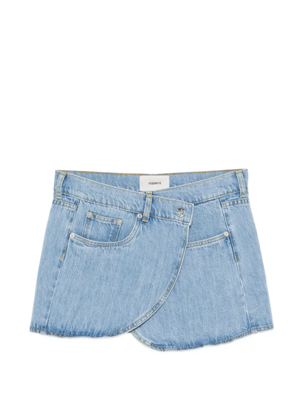 Джинсовая юбка асимметричного кроя Coperni, синий
Джинсовая юбка асимметричного кроя Coperni, синий