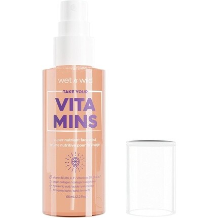 Wet 'n' Wild Take Your Vitamins Nutrient Boost Face Mist Prep & Prime Collection Праймер-спрей для лица на водной основе Увлажняет Укрепляет Осветляет Кожу Питательная формула, богатая витаминами
Wet 'n' Wild Take Your Vitamins Nutrient Boost Face Mist Prep & Prime Collection Праймер-спрей для лица на водной основе Увлажняет Укрепляет Осветляет Кожу Питательная формула, богатая витаминами