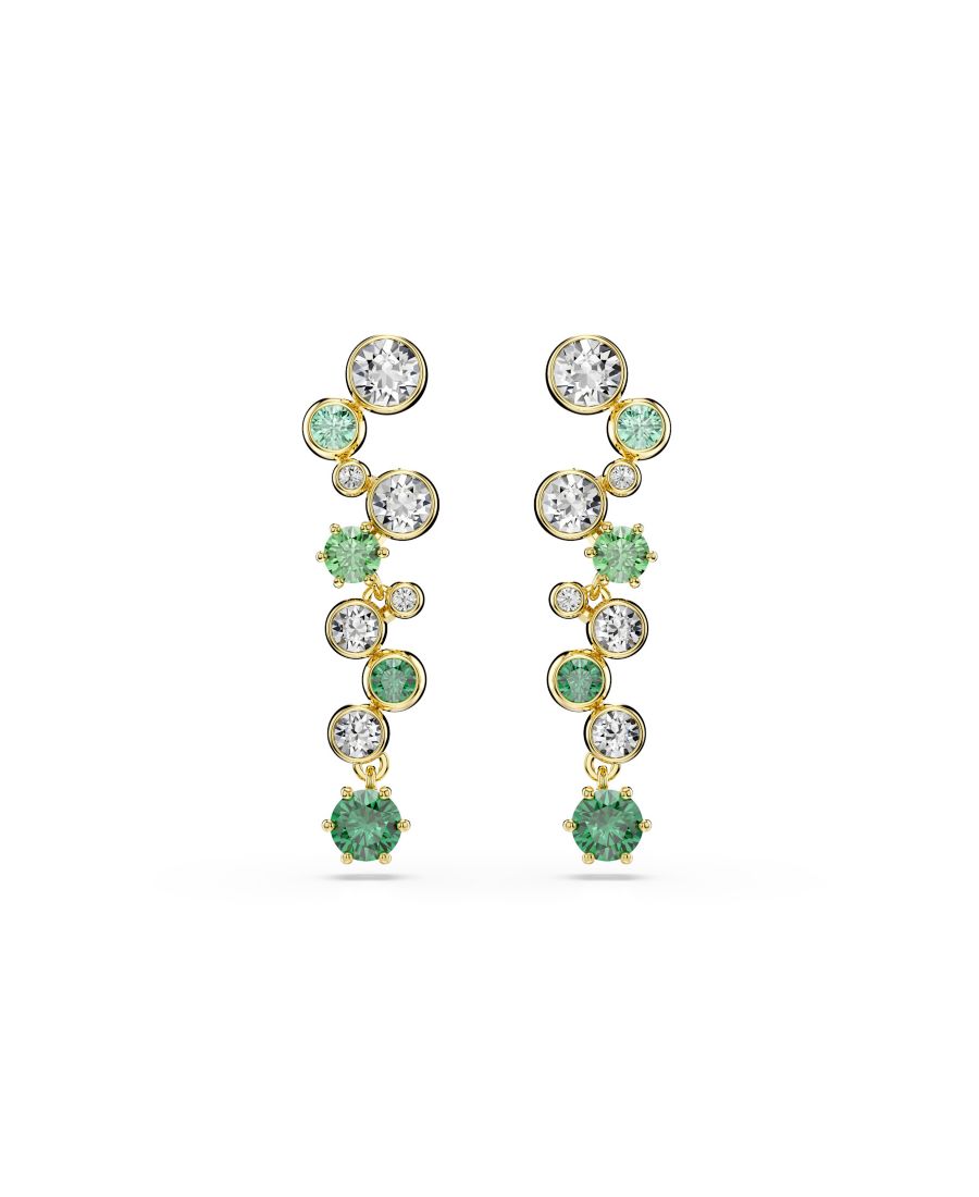 Серьги-подвески Constella с золотистым покрытием Swarovski, Green
Серьги-подвески Constella с золотистым покрытием Swarovski, Green