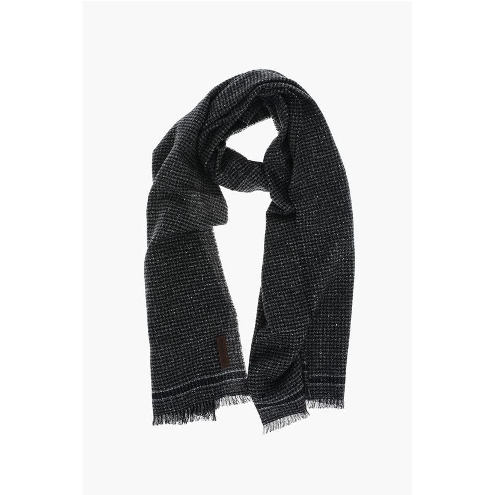 Шарф с узором «гусиная лапка» и бахромой Ermenegildo Zegna, Bicolor
Шарф с узором «гусиная лапка» и бахромой Ermenegildo Zegna, Bicolor