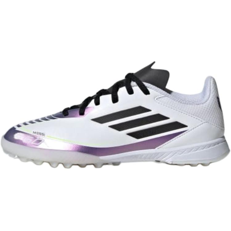 Футболка F50 противоскользящие износостойкие низкие детские футбольные бутсы белый Kids' Adidas, Cloud White/Core Black/Purple
Футболка F50 противоскользящие износостойкие низкие детские футбольные бутсы белый Kids' Adidas, Cloud White/Core Black/Purple