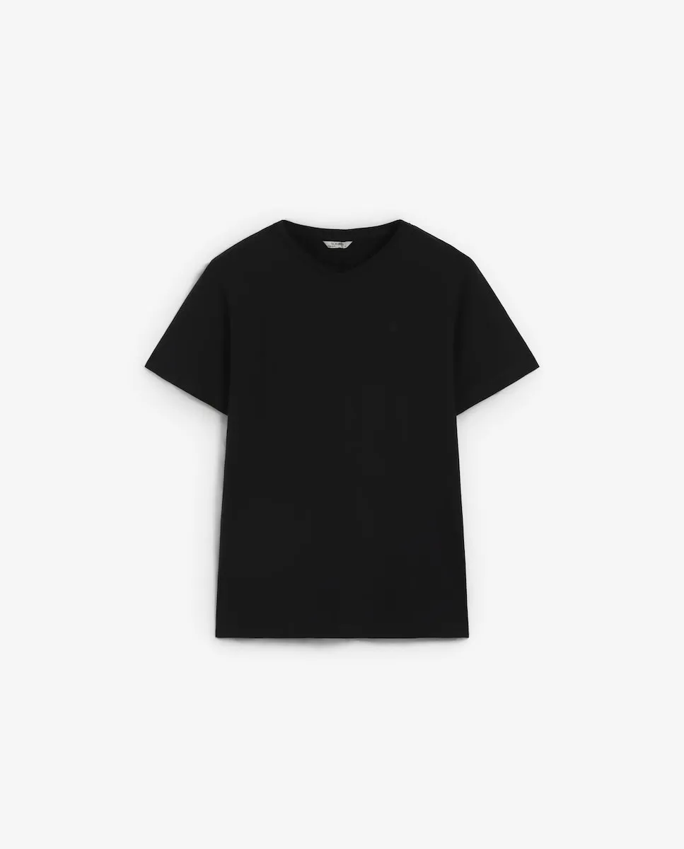 Мужская базовая футболка с вышитым черепом Scalpers, черный
Мужская базовая футболка с вышитым черепом Scalpers, черный