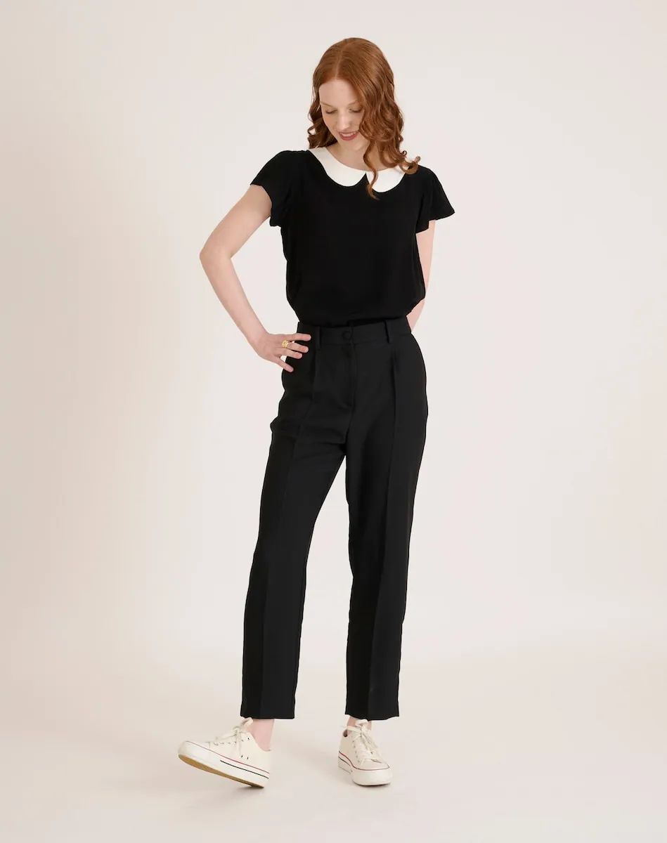 Женские прямые брюки длиной до середины икры Naf Naf, черный
Женские прямые брюки длиной до середины икры Naf Naf, черный