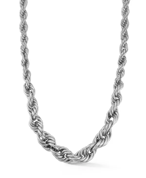 Позолоченное ожерелье из толстой веревки с градуированными звеньями Rachel Zoe, silver
Позолоченное ожерелье из толстой веревки с градуированными звеньями Rachel Zoe, silver