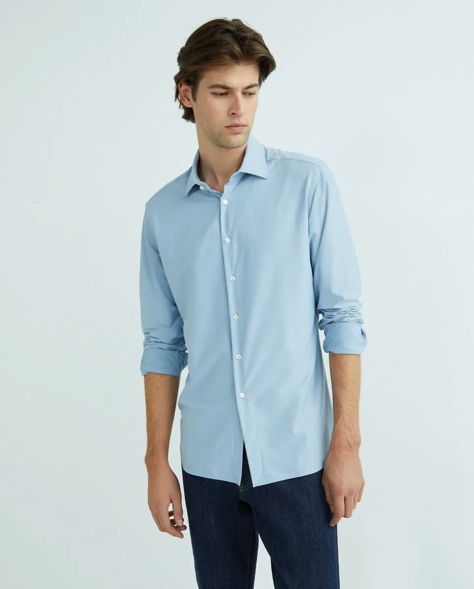 Итальянская мужская спортивная рубашка стандартного кроя Xacus, светло-голубой
Итальянская мужская спортивная рубашка стандартного кроя Xacus, светло-голубой