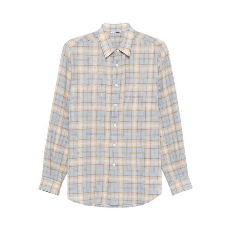 Рубашка Auralee Airy Wool Check Shirt 'Light Blue/Beige'
Рубашка Auralee Airy Wool Check Shirt 'Light Blue/Beige'
