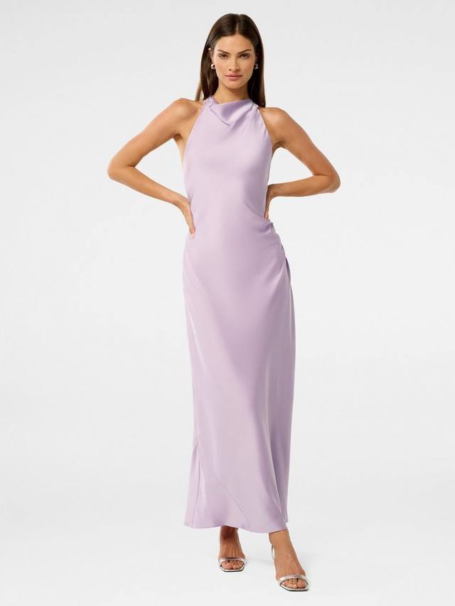 Платье макси из сатина Audrey без спинки Forever New, Lavender Fog
Платье макси из сатина Audrey без спинки Forever New, Lavender Fog