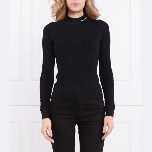 Водолазка узкого кроя Karl Lagerfeld, черный
Водолазка узкого кроя Karl Lagerfeld, черный