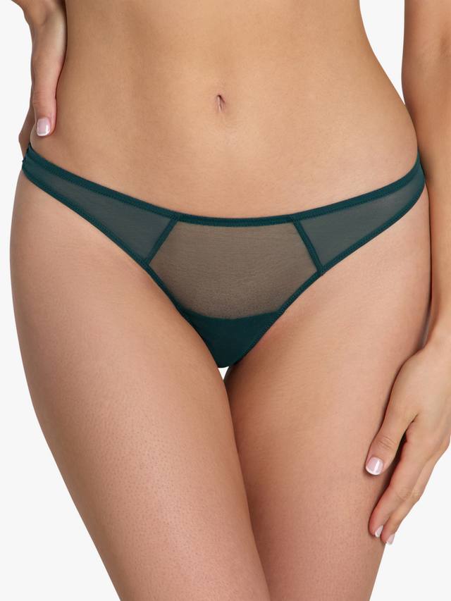 Ажурное сетчатое танга Anna Heist, Dark Teal
Ажурное сетчатое танга Anna Heist, Dark Teal