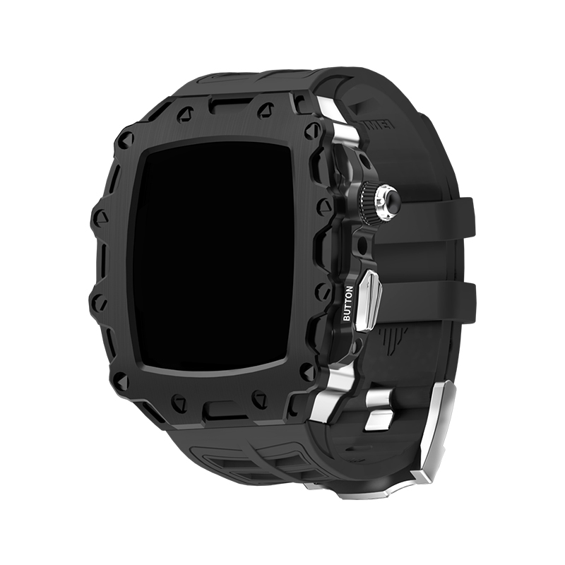 HUALIMEI Часы Protective Case Apple Silicone Case Material S9/s8/s7/s6, Black Case+Silver Button+Black Strap
HUALIMEI Часы Protective Case Apple Silicone Case Material S9/s8/s7/s6, Black Case+Silver Button+Black Strap