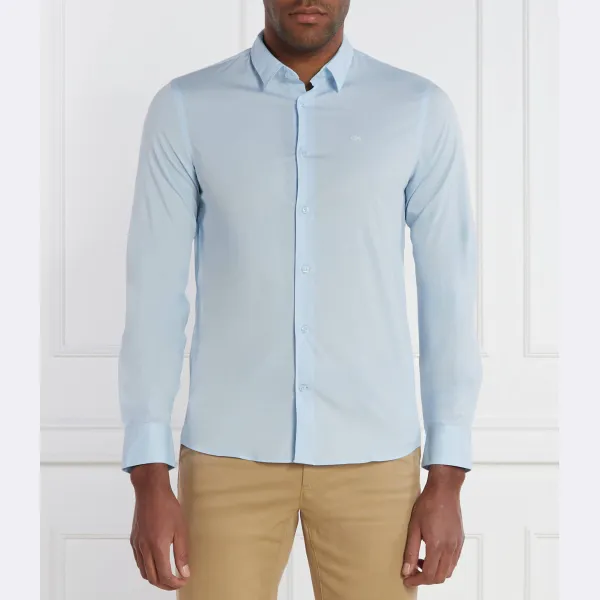 Рубашка узкого кроя из поплина Calvin Klein, синий
Рубашка узкого кроя из поплина Calvin Klein, синий