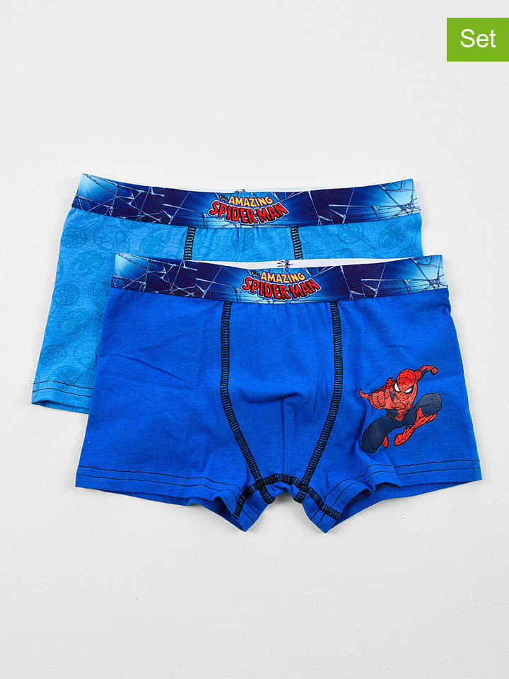 Spiderman Комплект из 2 штук: боксерские трусы «Человек-паук» синего цвета
Spiderman Комплект из 2 штук: боксерские трусы «Человек-паук» синего цвета