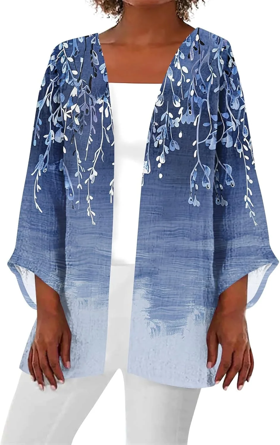 Женский летний кимоно-кардиган с цветочным принтом, 3/4 рукава FlekmanArt
Женский летний кимоно-кардиган с цветочным принтом, 3/4 рукава FlekmanArt