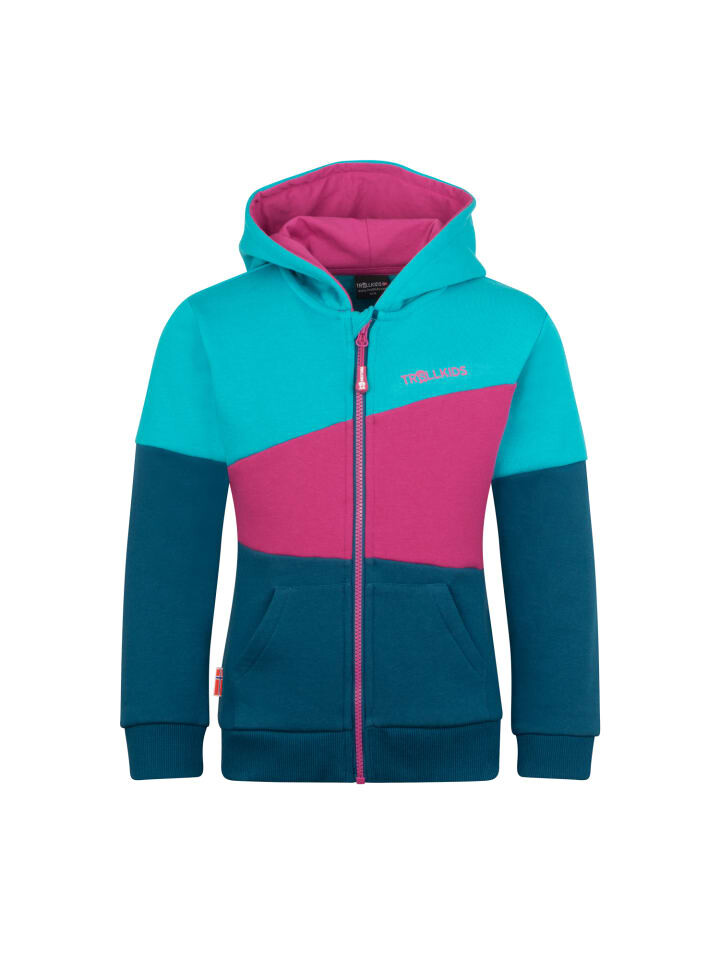 Спортивная куртка Trollkids Alesund, цвет dark turquoise 
Спортивная куртка Trollkids Alesund, цвет dark turquoise
