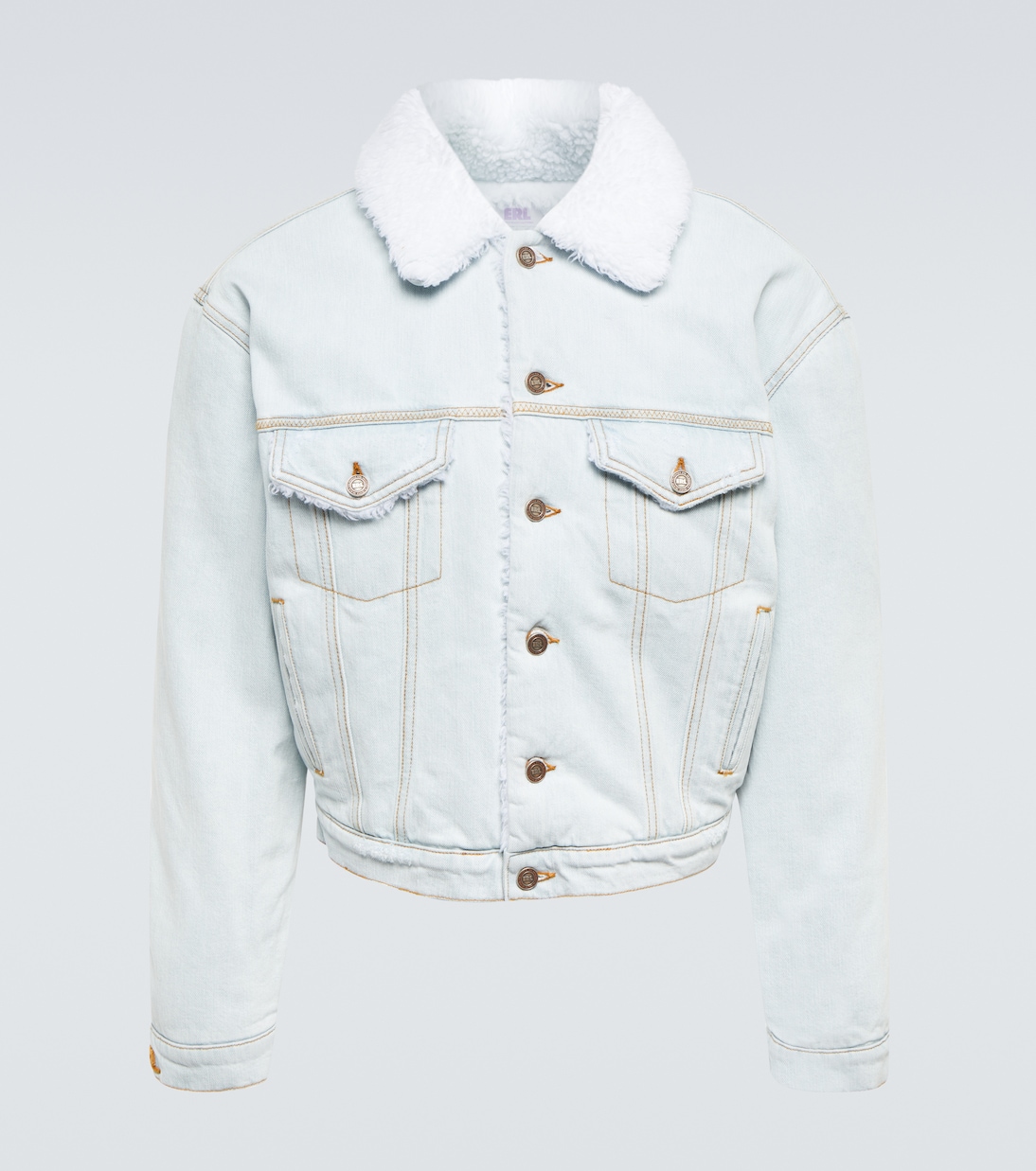 Джинсовая куртка с отделкой из искусственной овчины ERL, светло-синий
Джинсовая куртка с отделкой из искусственной овчины ERL, светло-синий