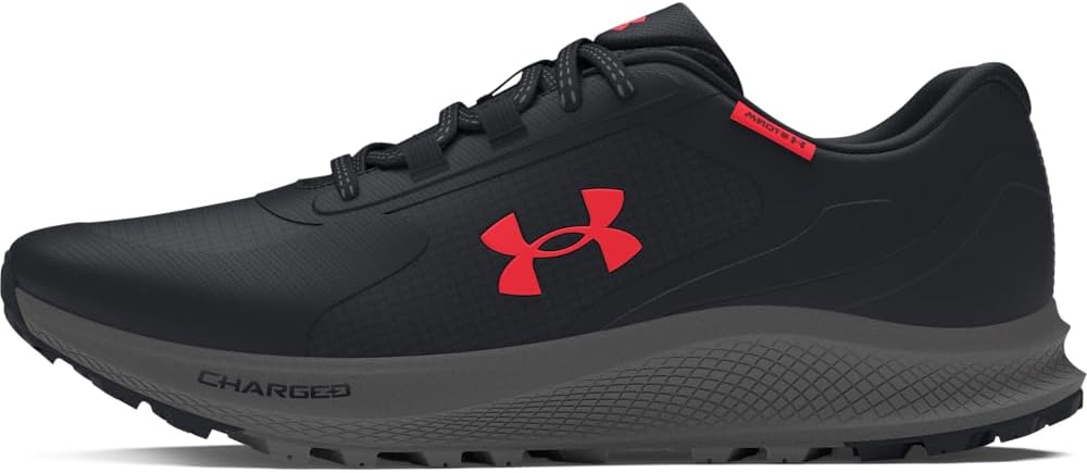 Under Armour мужские кроссовки Charged Bandit Trail 3 Storm Proof для трейлраннинга, (003) Black/Black/Racer Red
Under Armour мужские кроссовки Charged Bandit Trail 3 Storm Proof для трейлраннинга, (003) Black/Black/Racer Red