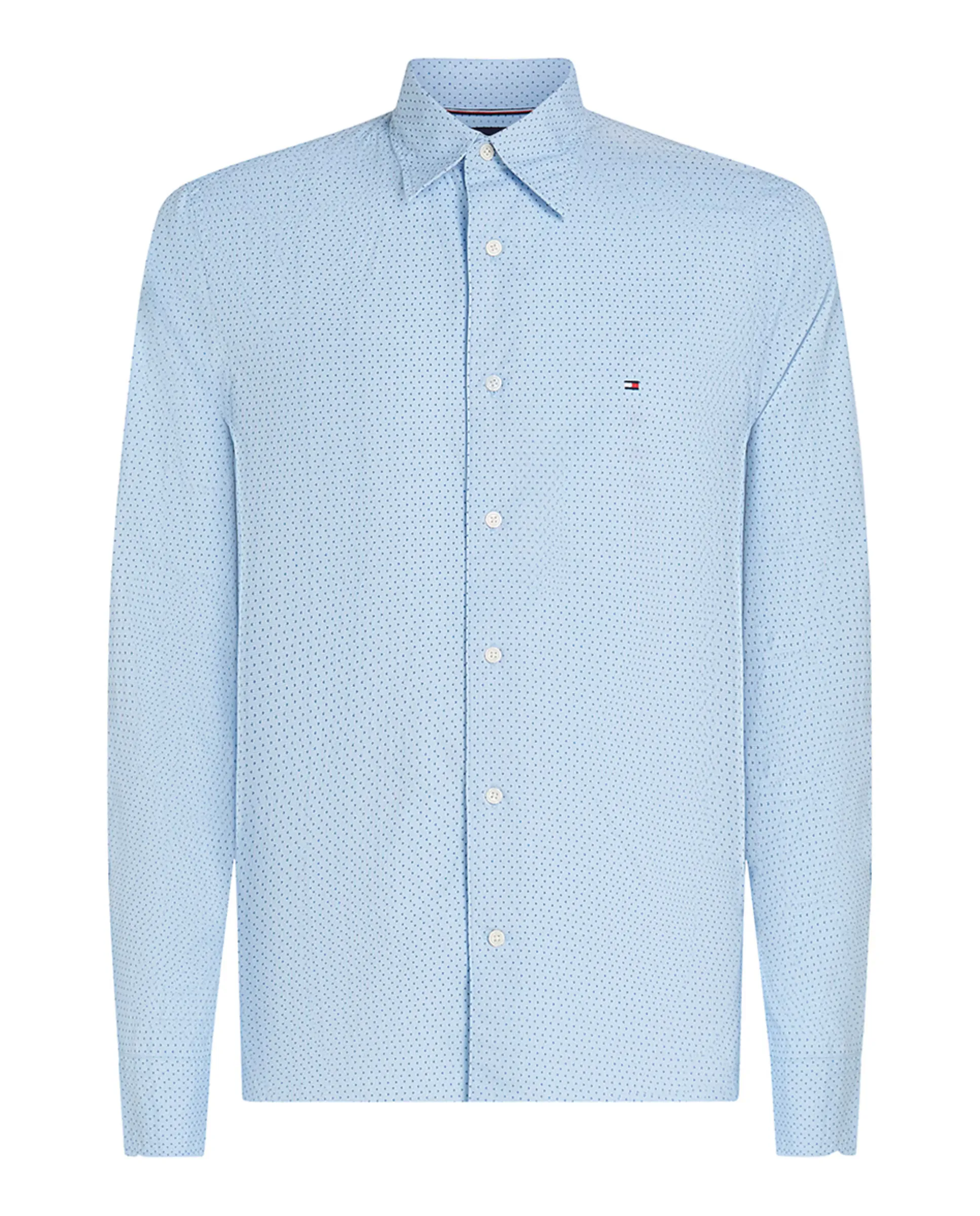 Мужская рубашка из поплина с мелким принтом больших размеров Tommy Hilfiger, светло-голубой
Мужская рубашка из поплина с мелким принтом больших размеров Tommy Hilfiger, светло-голубой