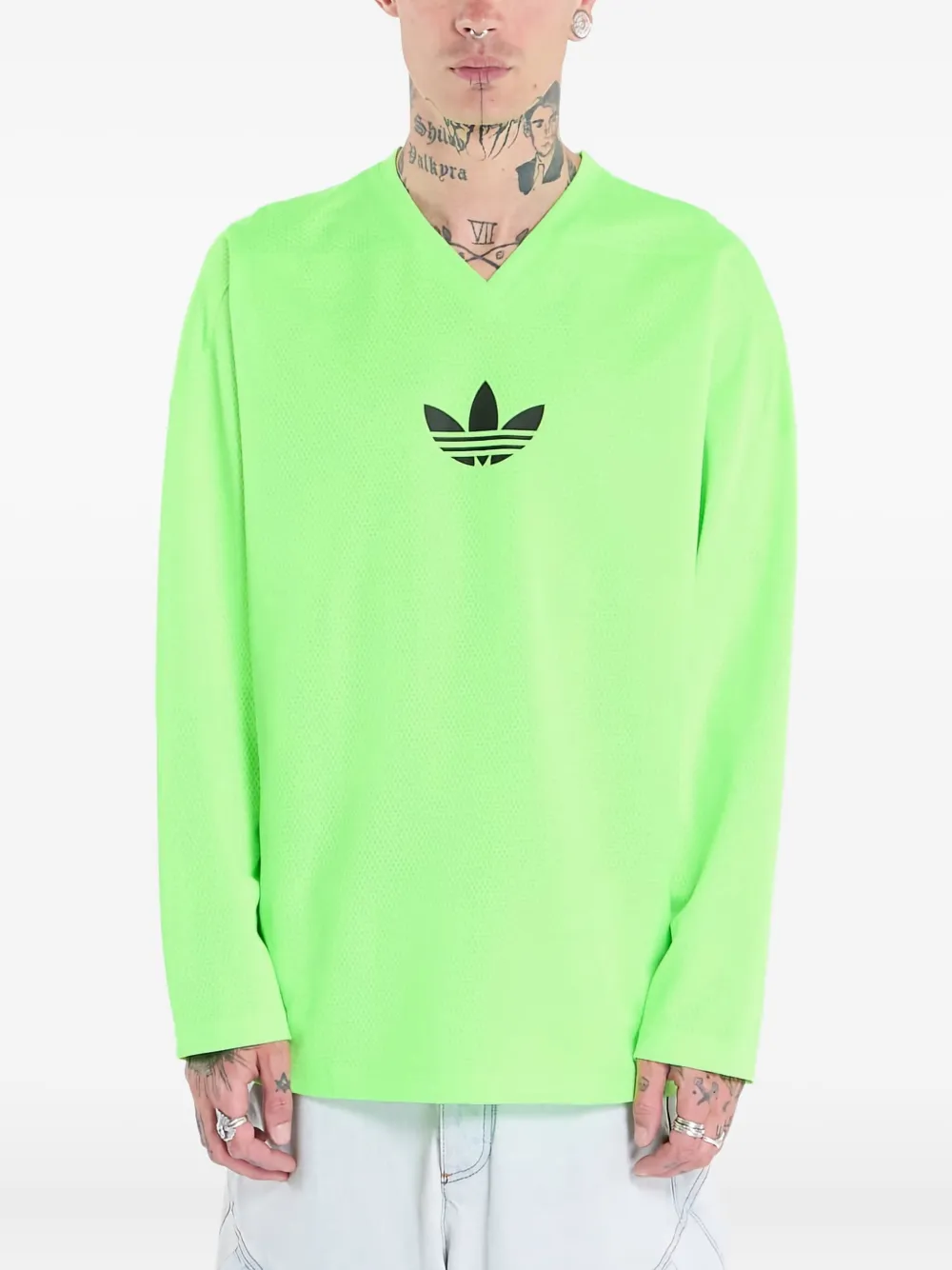 Сетчатая футболка Adicolor Adidas, зеленый
Сетчатая футболка Adicolor Adidas, зеленый