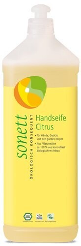 Экологическое жидкое мыло Цитрус Сонетт 1л., Sonett
Экологическое жидкое мыло Цитрус Сонетт 1л., Sonett