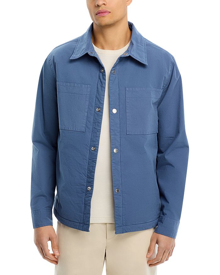 Тканево-крашеный утепленный рубашка-куртка Michael Kors, синий
Тканево-крашеный утепленный рубашка-куртка Michael Kors, синий