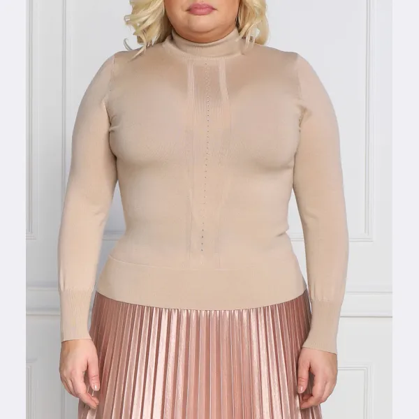 Шерстяная водолазка avo размера плюс, облегающий крой Persona By Marina Rinaldi, бежевый
Шерстяная водолазка avo размера плюс, облегающий крой Persona By Marina Rinaldi, бежевый