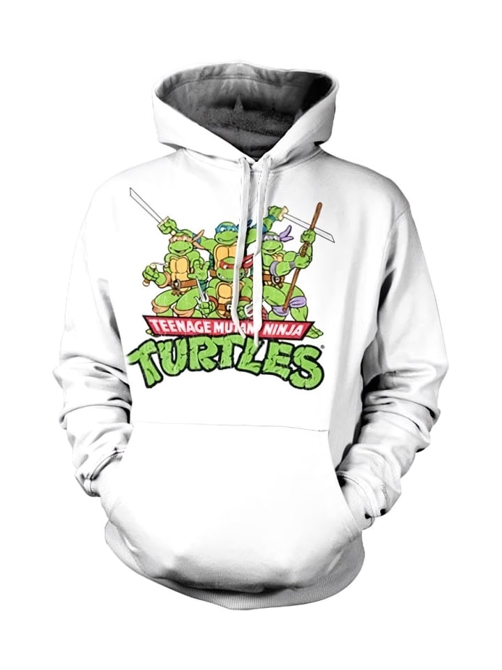 Толстовка белого цвета Teenage Mutant Ninja Turtles
Толстовка белого цвета Teenage Mutant Ninja Turtles