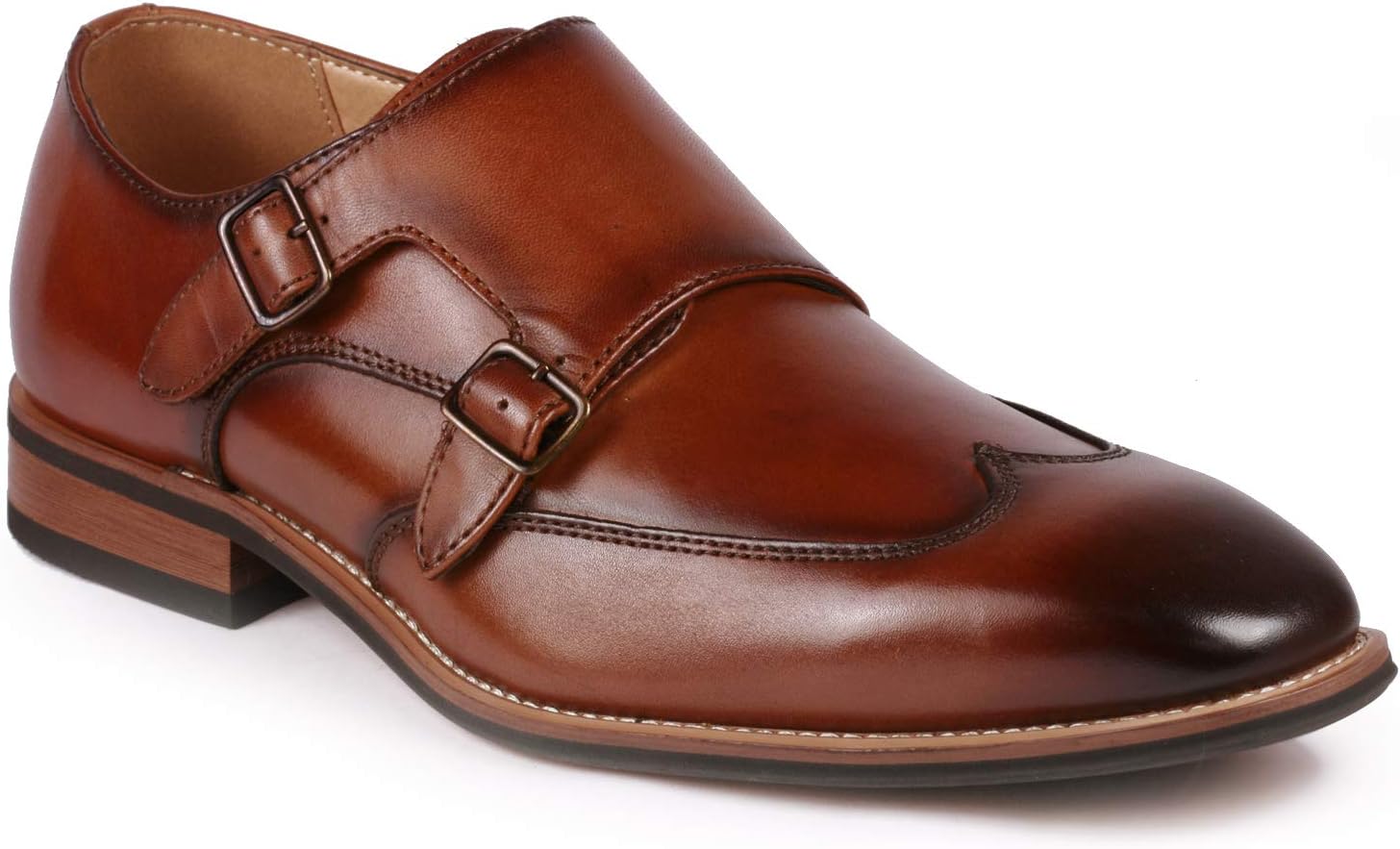 Кожаные мужские лоферы Metrocharm ML-1004 с двойной монк-пряжкой и крыльями, без шнурков, коричневый
Кожаные мужские лоферы Metrocharm ML-1004 с двойной монк-пряжкой и крыльями, без шнурков, коричневый